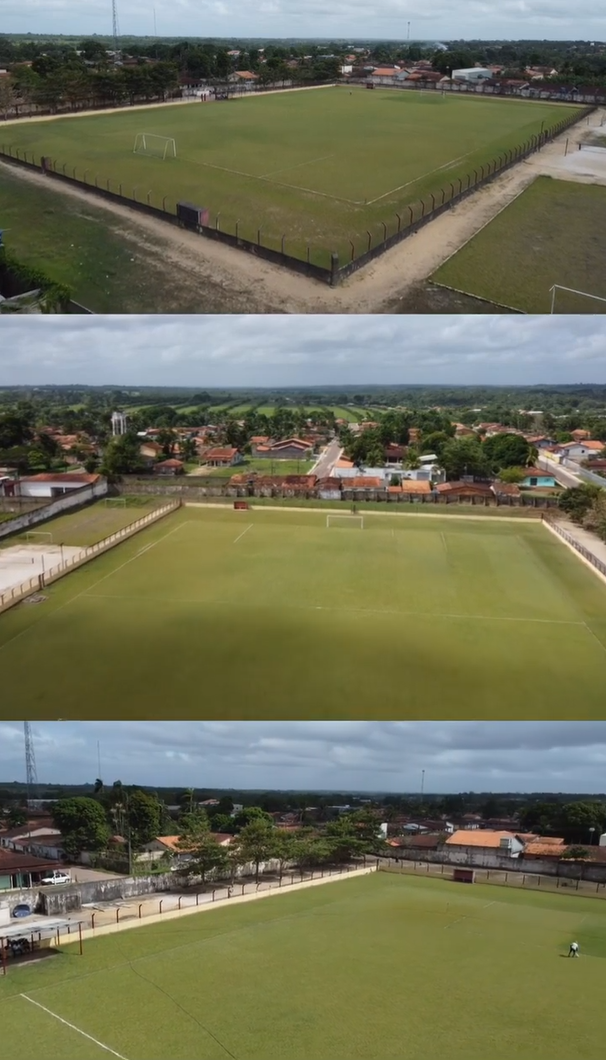 Tapete! Estádio Antônio Firmino Bento segue sendo muito bem cuidado.